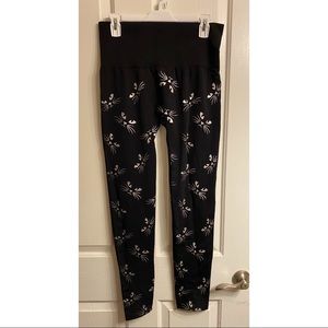 Black Cat Lined Leggings